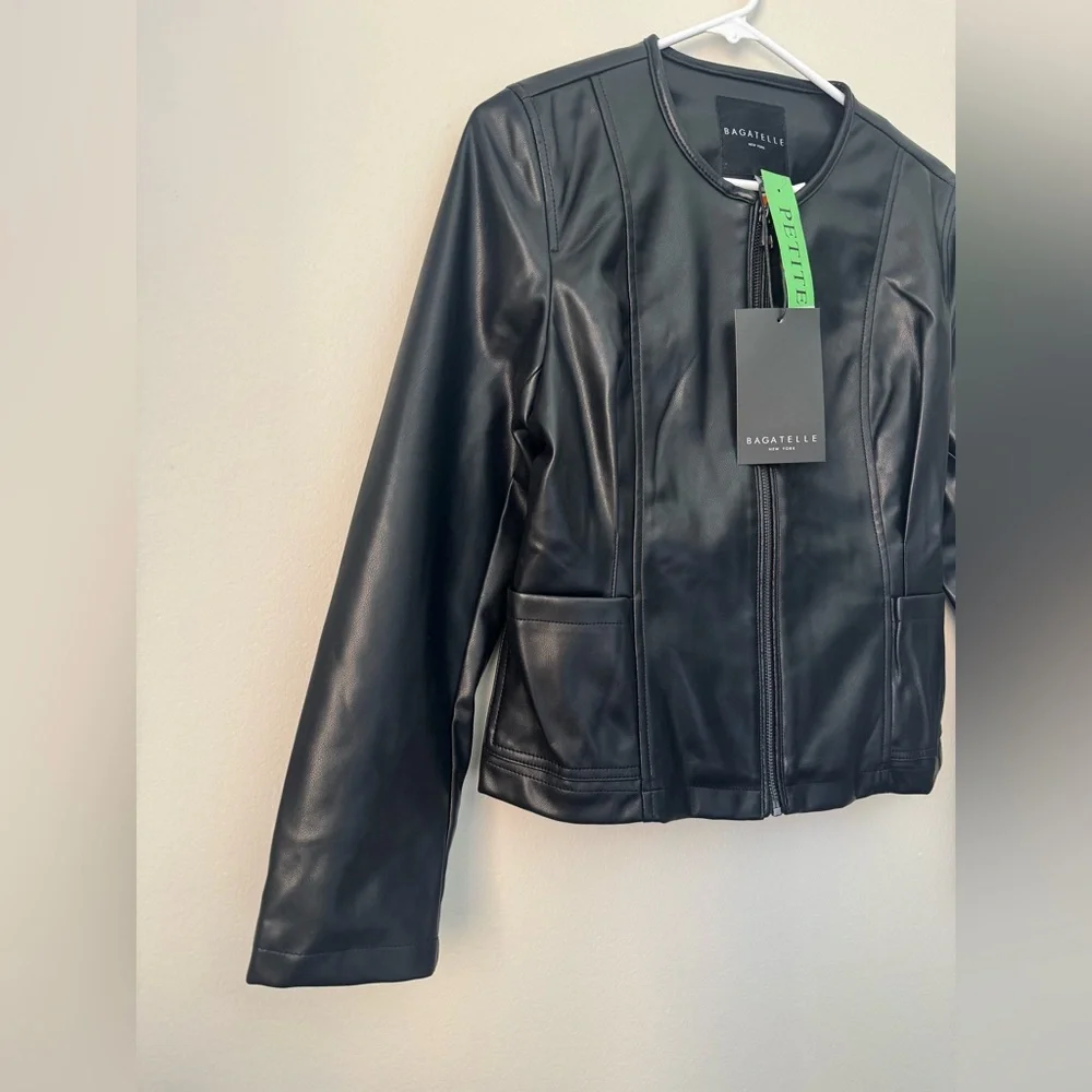 Bagatelle Womens Black Genuine - Jacket Soft (new with tag) - Picture 4 of 13